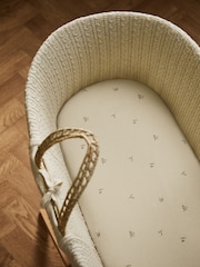 The Little Green Sheep 2 Pack Floral Moses Basket Sheets - Image 1 of 4