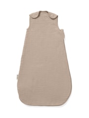 The Little Green Sheep Truffle Muslin 1.0 Tog Baby Sleeping 0-6 Months Bag - Image 5 of 5