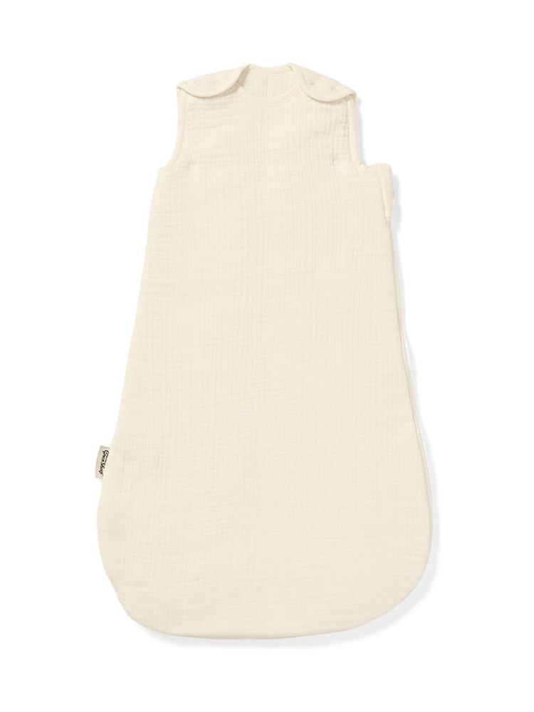 The Little Green Sheep Ecru Muslin 2.5 Tog Baby Sleeping Bag - Image 5 of 5