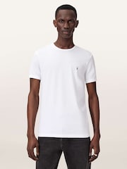 AllSaints White Tonic Short Sleeve Crew Neck T-Shirt 3 Pack - Image 3 of 7