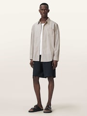 AllSaints Yellow Roma Long Sleeve Shirt - Image 1 of 7