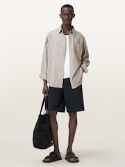 AllSaints Yellow Roma Long Sleeve Shirt - Image 6 of 7