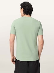 AllSaints Green Brace Short Sleeve Crew Neck T-Shirt - Image 4 of 6