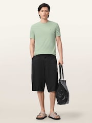 AllSaints Green Brace Short Sleeve Crew Neck T-Shirt - Image 5 of 6