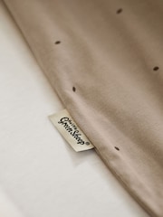 The Little Green Sheep Truffle Rice Print Jersey 1.0 Tog Baby Sleeping Bag - Image 4 of 5