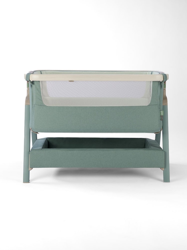 Tutti Bambini Whitewash Kelp CoZee Air2 Bedside Crib - Image 2 of 6 Tutti Bambini Whitewash Kelp CoZee Air2 Bedside Crib - Image 2 of 6