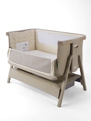 Tutti Bambini Soft Walnut Cocoa CoZee Air2 Bedside Crib - Image 3 of 6