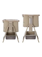 Tutti Bambini Soft Walnut Cocoa CoZee Air2 Bedside Crib - Image 5 of 6