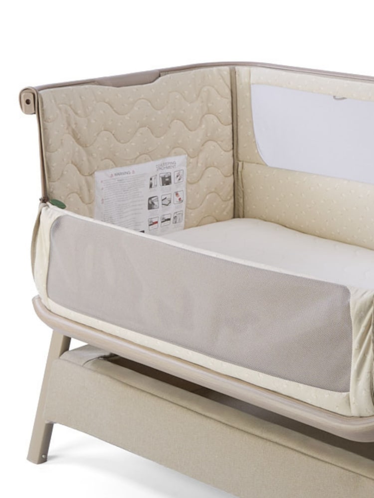 Tutti Bambini Soft Walnut Cocoa CoZee Air2 Bedside Crib - Image 6 of 6 Tutti Bambini Soft Walnut Cocoa CoZee Air2 Bedside Crib - Image 6 of 6