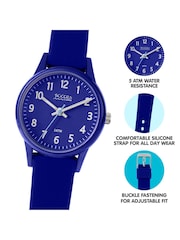 Tikkers Water Resistance Silicone Strap Blue Watch - Image 3 of 5