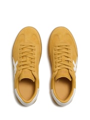 FitFlop Yellow The Dash T-Toe Suede Trainers - Image 4 of 5