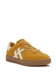 FitFlop Yellow The Dash T-Toe Suede Trainers - Image 5 of 5