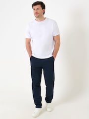 Saltwell Blue Slim Fit Stretch Chino Trousers - Image 3 of 5