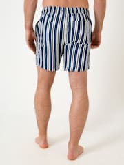 Saltwell Blue Stripe Swim Shorts - Image 4 of 5