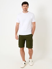 Saltwell Green Stretch Cargo Shorts - Image 4 of 5