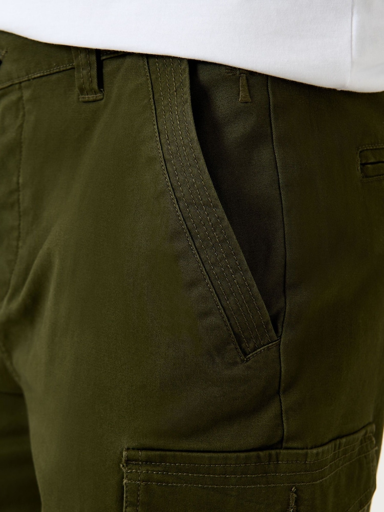 Saltwell Green Stretch Cargo Shorts - Image 5 of 5