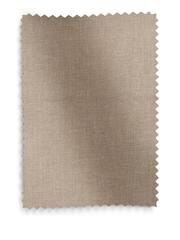 Set of 2 Opulent Chenille Light Camel Brown Chrome Leg Arm Aire Dining Chairs - Image 6 of 6