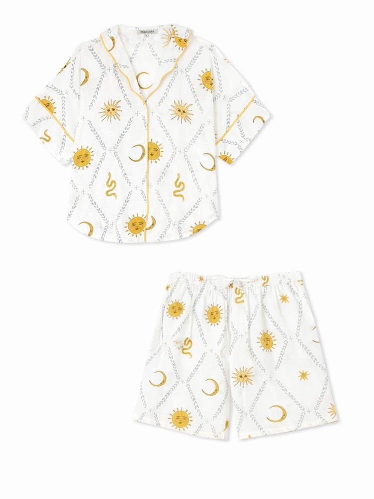 Their Nibs Gauze Oversize Summer Solstice Pyjamas - 画像 1 / 1