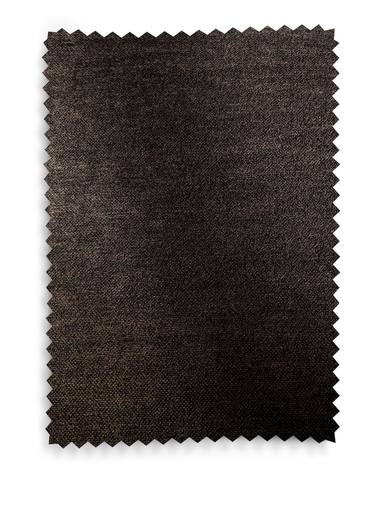 Set of 2 Relaxed Chenille Chocolate Brown Dark Wood Leg Remi Dining Chairs - Image 8 of 8 Set of 2 Relaxed Chenille Chocolate Brown Dark Wood Leg Remi Dining Chairs - Image 8 of 8