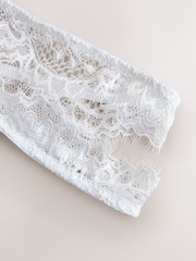 Black/White/Red Crotchless Thong Lace Knickers 3 Pack - Image 5 of 12