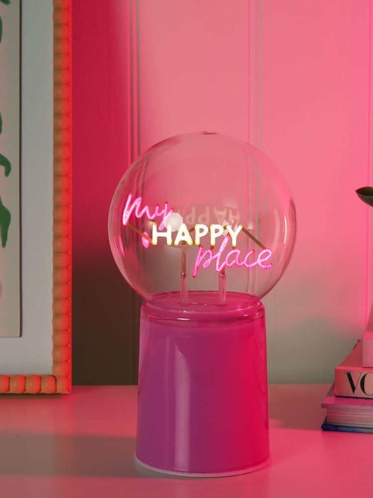 Widdop Pink LED Neon Lamp - Image 1 of 4