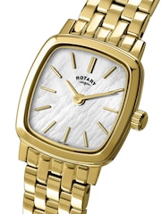 Rotary Metallic Heritage Astoria Mother Of Pearl Silver & Gold Plated Stainless Steel Bracelet Watch - Image 2 of 4