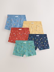 Vehicles Character Soft Waistband Trunks 5 Pack (1.5-16yrs) - Image 1 of 9