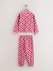 Pink/Brown Bow Jogger Pyjamas 3 Pack (9mths-16yrs) - Image 3 of 4