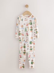 Pink/Green Snuggle Pyjamas 3 Pack (9mths-12yrs) - Image 4 of 7