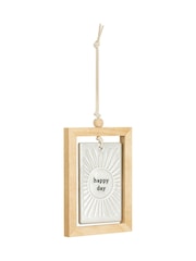Widdop Stone Happy Day Hanging Plaque 3" x 4.5 - Image 1 of 4