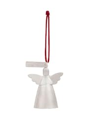 Widdop Silver Peace Mini Angel Bell Metal Ornament - 4.5 x 5in - Image 3 of 5