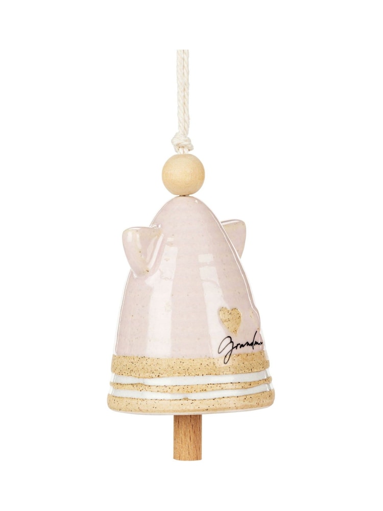 Widdop Blush Pink Grandma Mini Angel Bell - Image 2 of 3