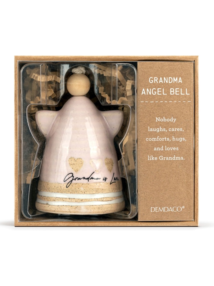 Widdop Blush Pink Grandma Mini Angel Bell - Image 3 of 3