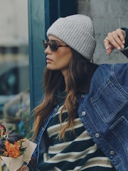 Серый - Шапочка в рубчик - Изображение 1 5