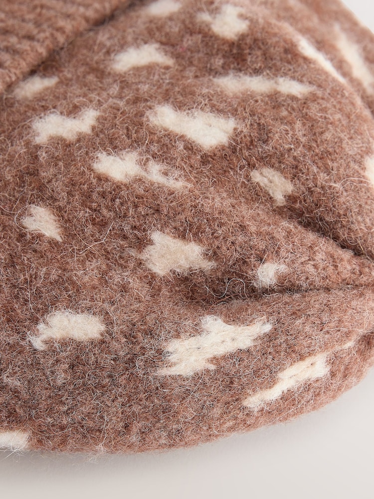 Brown Deer Beanie Hat - Image 5 of 5