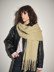 Green Heavyweight Blanket Scarf - Image 1 of 7