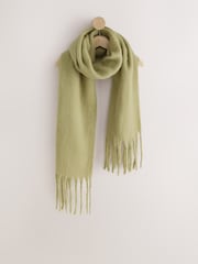 Green Heavyweight Blanket Scarf - Image 5 of 7