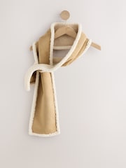 Tan Brown Heavyweight Borg Scarf - Image 1 of 3