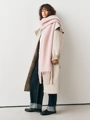 Pink Blanket Heavyweight Fringe Scarf - Image 1 of 6