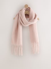 Pink Blanket Heavyweight Fringe Scarf - Image 4 of 6