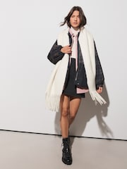 Cream Heavyweight Blanket Scarf - Image 3 of 5