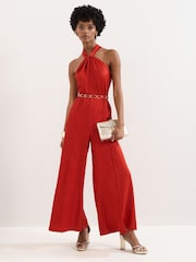 Phase Eight Orange Kirsten Jumpsuit - Image 1 of 7