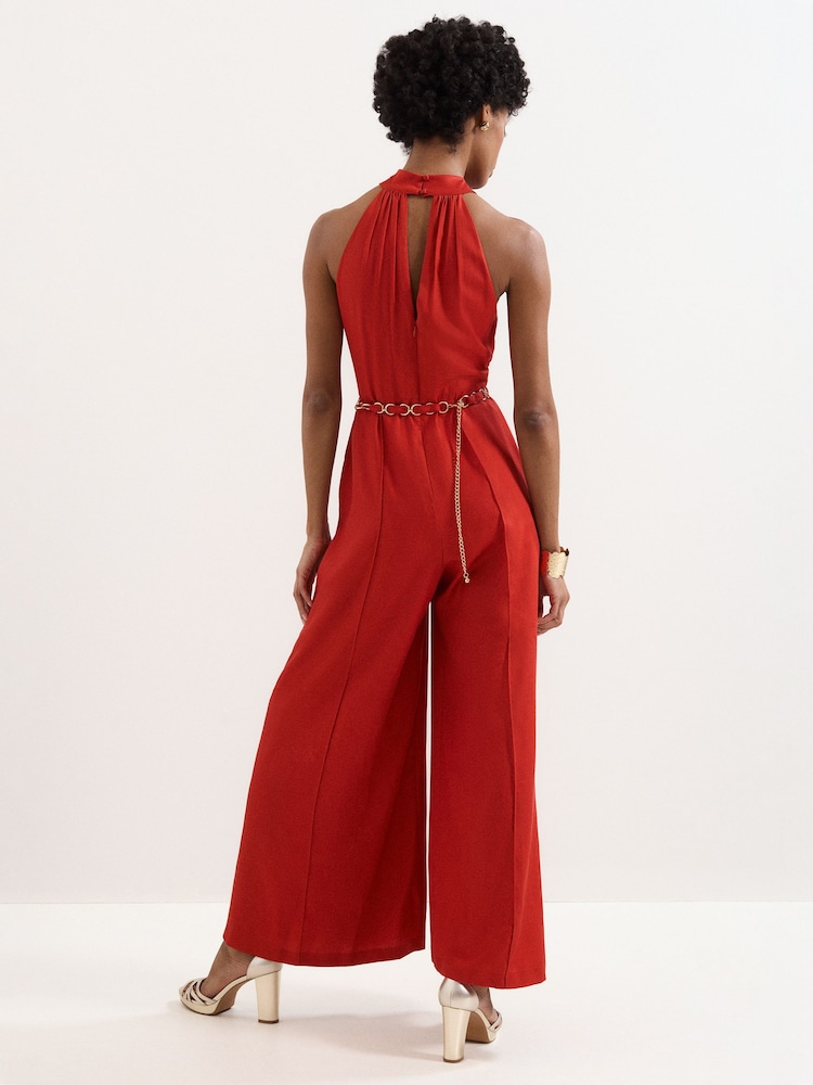 Phase Eight Orange Kirsten Jumpsuit - Image 2 of 7