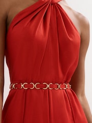 Phase Eight Orange Kirsten Jumpsuit - Image 4 of 7