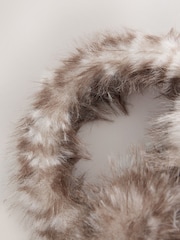 Animal/Deer Print Fur Earmuff Hair Accessories - Image 3 of 3