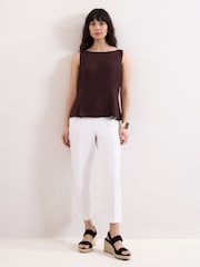 Phase Eight White Miah White Trousers - Image 1 of 6