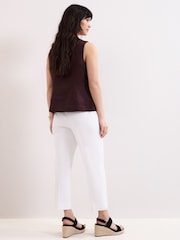 Phase Eight White Miah White Trousers - Image 2 of 6
