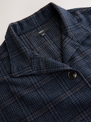 Navy Check Cape Cover-Up - Image 8 of 8