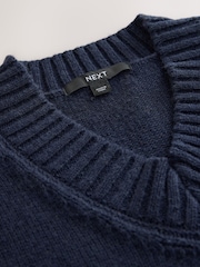 Navy V-Neck Tank - Image 5 of 6