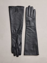 Noir - N.Premium Long Leather Gloves - Image 1 sur 3